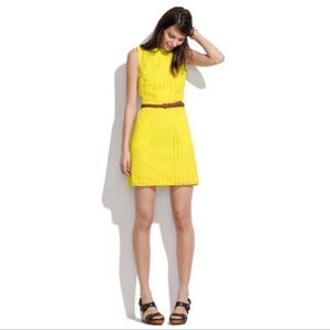 MADEWELL yellow eyelet sundress